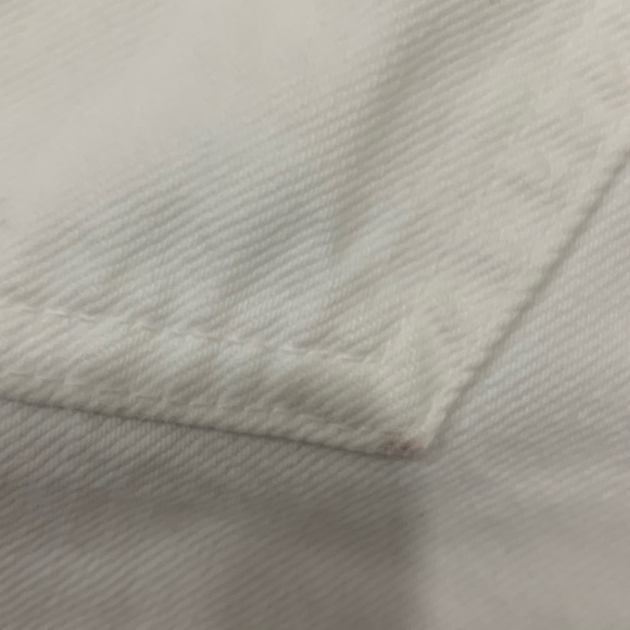 White Zara Jean Shorts Size 0 - Picture 5 of 8